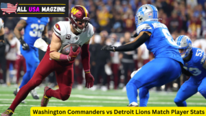 Washington Commanders vs Detroit Lions Match Player Stats